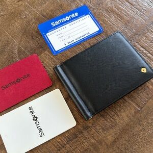 NEW Samsonite Wallet in black leather